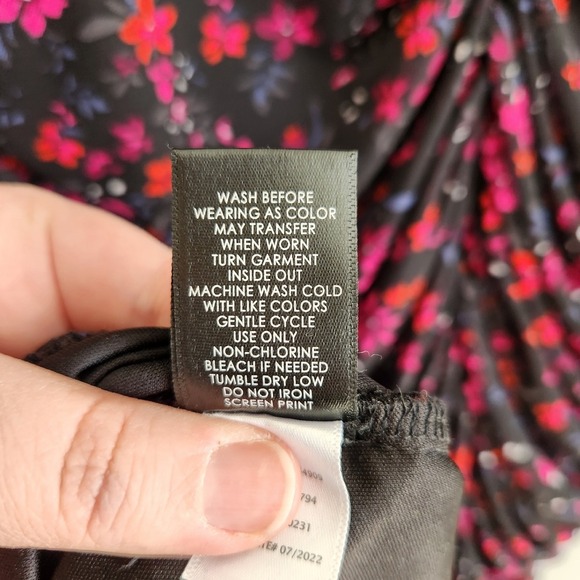 Torrid Mini Size 2X Mesh Button Floral Bodycon Dress - Picture 9 of 13